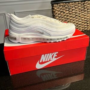 Nike Air Max 97 New in box. Size mens 7 1/2. Women’s size 9. Never worn.